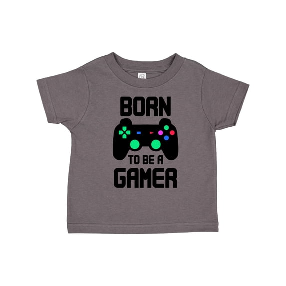 Inktastic Born to Be a Gamer with Controller Boys or Girls Toddler T-Shirt