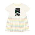 thumbnail image 1 of Inktastic Born to Be a Gamer with Controller Girls Baby Dress, 1 of 5