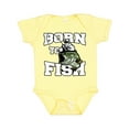 thumbnail image 1 of Inktastic Born to Fish Boys or Girls Baby Bodysuit, 1 of 5