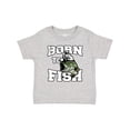 thumbnail image 1 of Inktastic Born to Fish Boys or Girls Baby T-Shirt, 1 of 5