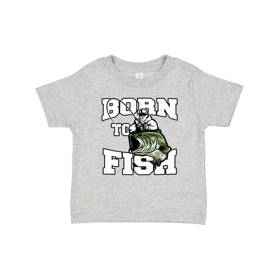 Inktastic Born to Fish Boys or Girls Baby T-Shirt