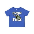 thumbnail image 1 of Inktastic Born to Fish Boys or Girls Baby T-Shirt, 1 of 5