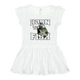 thumbnail image 1 of Inktastic Born to Fish Girls Toddler Dress, 1 of 5