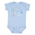 thumbnail image 1 of Inktastic Born to Fish Go Fishing Boys or Girls Baby Bodysuit, 1 of 5
