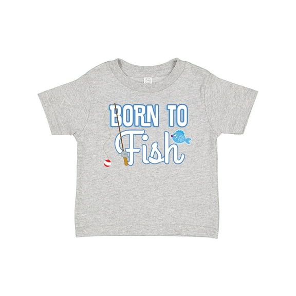 Inktastic Born to Fish Go Fishing Boys or Girls Toddler T-Shirt