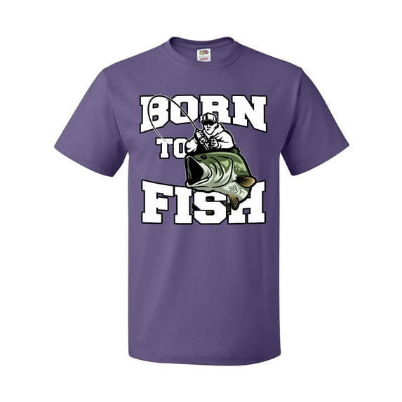 Inktastic Born to Fish T-Shirt