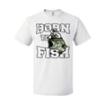thumbnail image 1 of Inktastic Born to Fish T-Shirt, 1 of 5