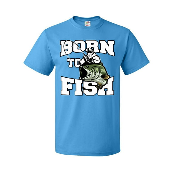 Inktastic Born to Fish T-Shirt