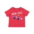 thumbnail image 1 of Inktastic Born to Race- Pink Race Car Boys or Girls Toddler T-Shirt, 1 of 5