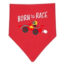 Inktastic Born to Race Red Race Car Baby Bandana Bib