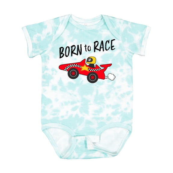 Inktastic Born to Race Red Race Car Boys or Girls Baby Bodysuit