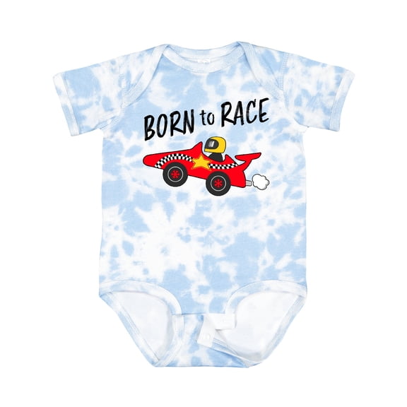 Inktastic Born to Race Red Race Car Boys or Girls Baby Bodysuit