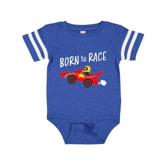 Inktastic Born to Race Red Race Car Boys or Girls Baby Bodysuit