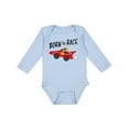 thumbnail image 1 of Inktastic Born to Race- Red Race Car Boys or Girls Long Sleeve Baby Bodysuit, 1 of 5
