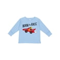 thumbnail image 1 of Inktastic Born to Race Red Race Car Boys or Girls Long Sleeve Toddler T-Shirt, 1 of 5