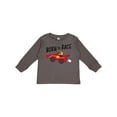 thumbnail image 1 of Inktastic Born to Race Red Race Car Boys or Girls Long Sleeve Toddler T-Shirt, 1 of 5