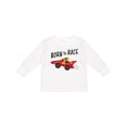 thumbnail image 1 of Inktastic Born to Race Red Race Car Boys or Girls Long Sleeve Toddler T-Shirt, 1 of 5