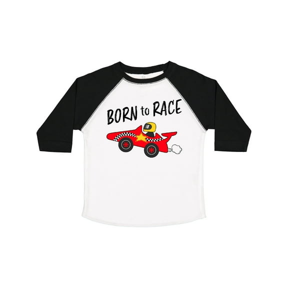 Inktastic Born to Race- Red Race Car Boys or Girls Toddler T-Shirt