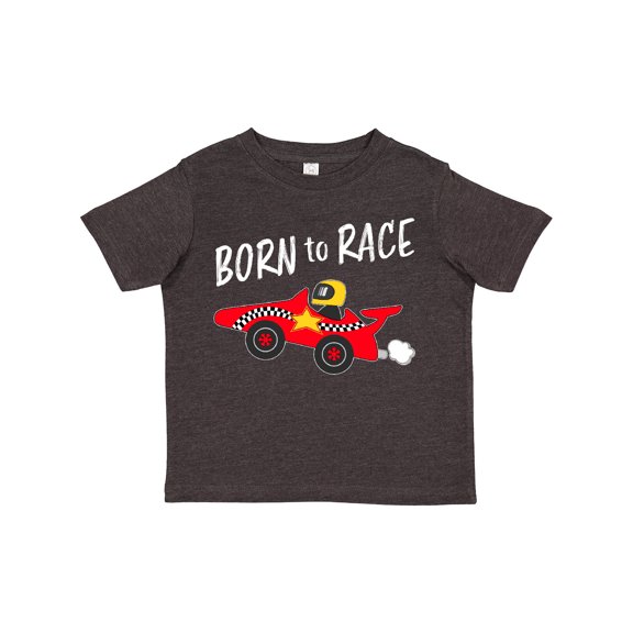 Inktastic Born to Race- Red Race Car Boys or Girls Toddler T-Shirt