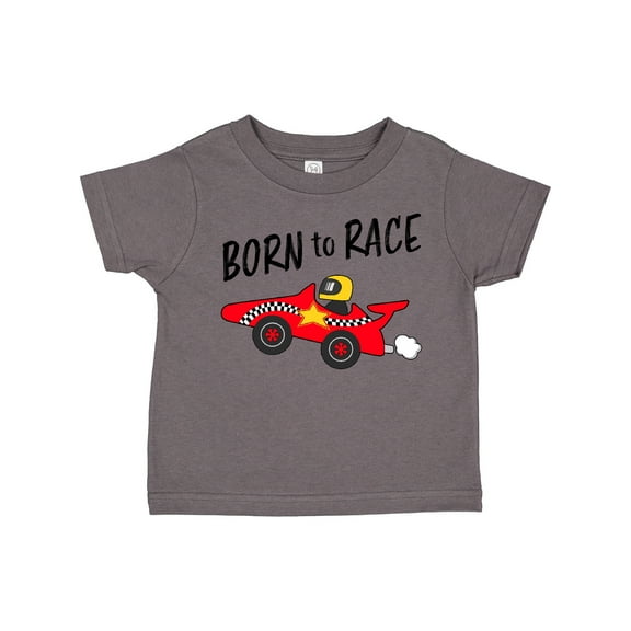 Inktastic Born to Race- Red Race Car Boys or Girls Toddler T-Shirt