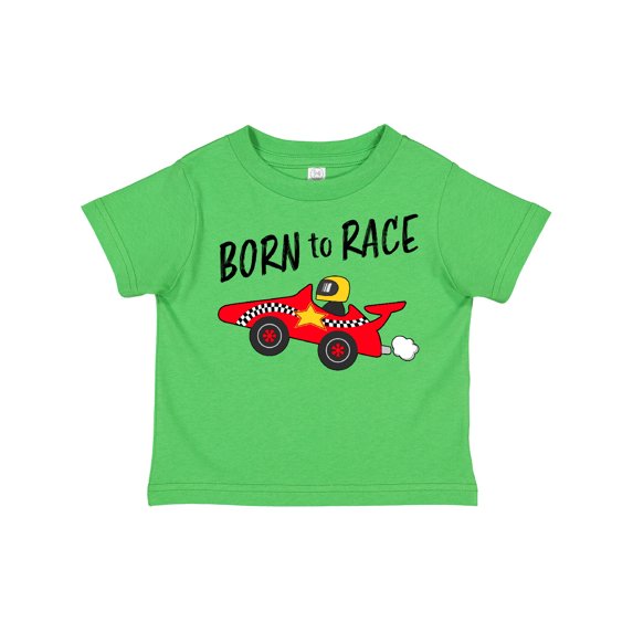 Inktastic Born to Race- Red Race Car Boys or Girls Toddler T-Shirt