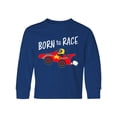 thumbnail image 1 of Inktastic Born to Race- Red Race Car Long Sleeve Youth T-Shirt, 1 of 5