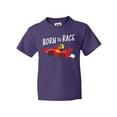 thumbnail image 1 of Inktastic Born to Race- Red Race Car Youth T-Shirt, 1 of 5