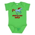 thumbnail image 1 of Inktastic Born to Run Wild- Galloping Horse Boys or Girls Baby Bodysuit, 1 of 5