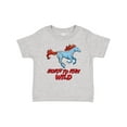 thumbnail image 1 of Inktastic Born to Run Wild- Galloping Horse Boys or Girls Baby T-Shirt, 1 of 5