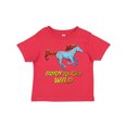 thumbnail image 1 of Inktastic Born to Run Wild Galloping Horse Boys or Girls Toddler T-Shirt, 1 of 5