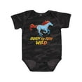 thumbnail image 1 of Inktastic Born to Run Wild- galloping horse Boys or Girls Baby Bodysuit, 1 of 5