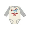 thumbnail image 1 of Inktastic Born to Run Wild- galloping horse Boys or Girls Long Sleeve Baby Bodysuit, 1 of 5