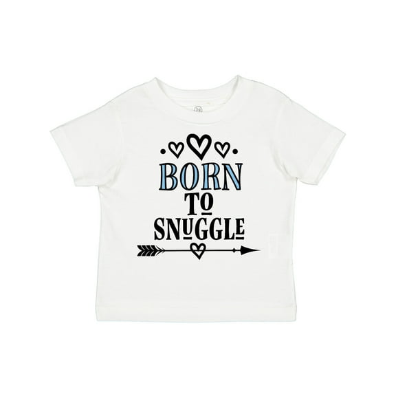 Inktastic Born to Snuggle Boys or Girls Toddler T-Shirt