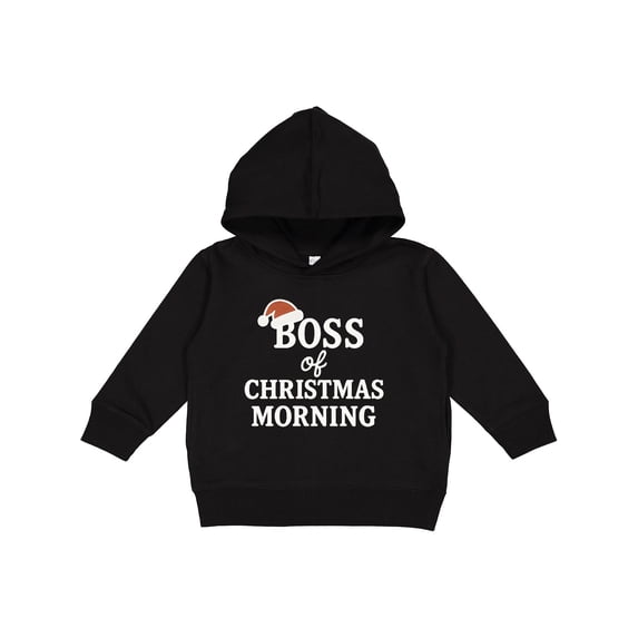 Inktastic Boss of Christmas Morning Holiday Toddler Hoodie