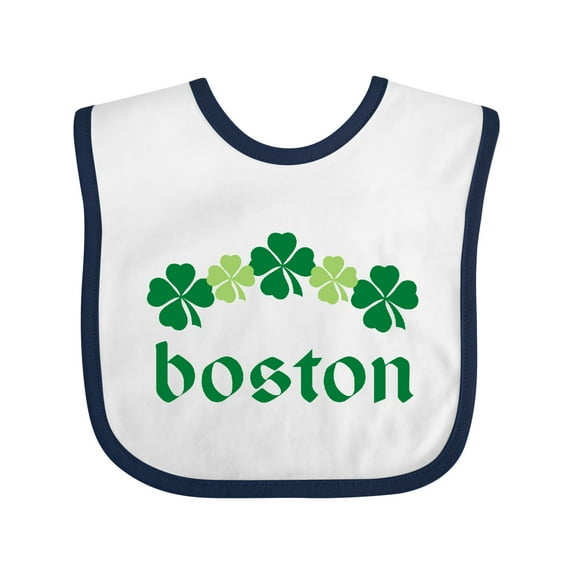 Inktastic Boston Irish Boys or Girls Baby Bib