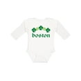 thumbnail image 1 of Inktastic Boston Irish Boys or Girls Long Sleeve Baby Bodysuit, 1 of 5