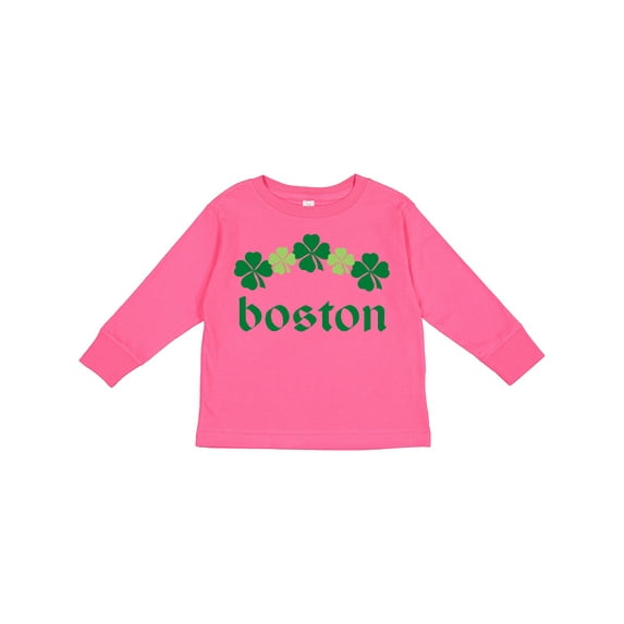 Inktastic Boston Irish Boys or Girls Long Sleeve Toddler T-Shirt