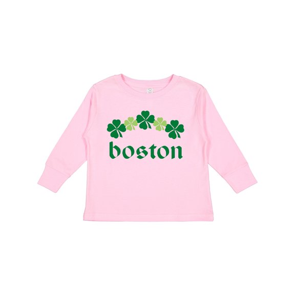 Inktastic Boston Irish Boys or Girls Long Sleeve Toddler T-Shirt