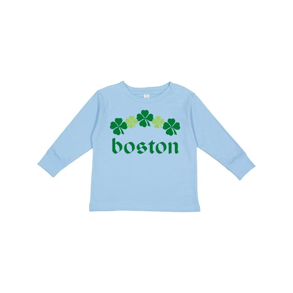 Inktastic Boston Irish Boys or Girls Long Sleeve Toddler T-Shirt