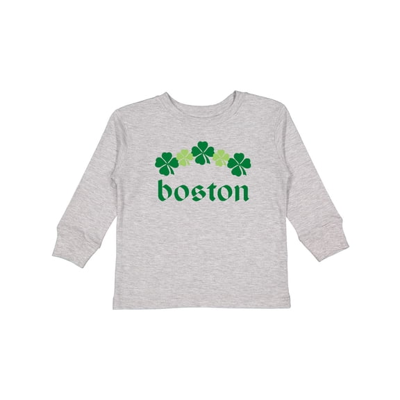 Inktastic Boston Irish Boys or Girls Long Sleeve Toddler T-Shirt