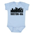 thumbnail image 1 of Inktastic Boston Massachusetts City Skyline with Grunge Boys or Girls Baby Bodysuit, 1 of 5