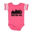 thumbnail image 1 of Inktastic Boston Massachusetts City Skyline with Grunge Boys or Girls Baby Bodysuit, 1 of 5