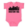 thumbnail image 1 of Inktastic Boston Massachusetts City Skyline with Grunge Boys or Girls Baby Bodysuit, 1 of 5
