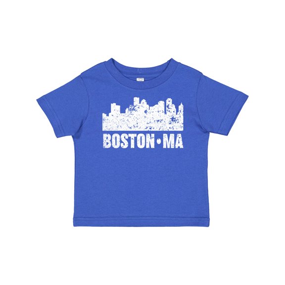 Inktastic Boston Massachusetts City Skyline with Grunge Boys or Girls Baby T-Shirt