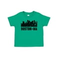 thumbnail image 1 of Inktastic Boston Massachusetts City Skyline with Grunge Boys or Girls Baby T-Shirt, 1 of 5