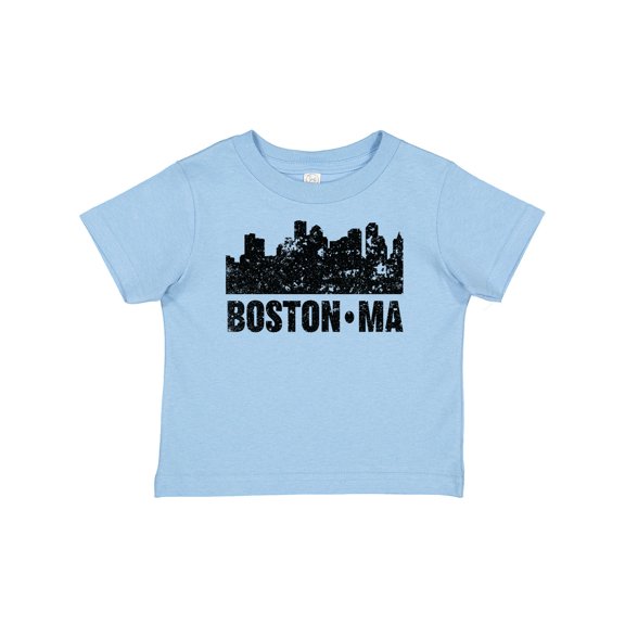 Inktastic Boston Massachusetts City Skyline with Grunge Boys or Girls Baby T-Shirt