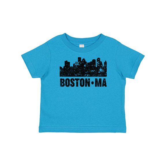 Inktastic Boston Massachusetts City Skyline with Grunge Boys or Girls Baby T-Shirt