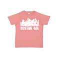 thumbnail image 1 of Inktastic Boston Massachusetts City Skyline with Grunge Boys or Girls Toddler T-Shirt, 1 of 5