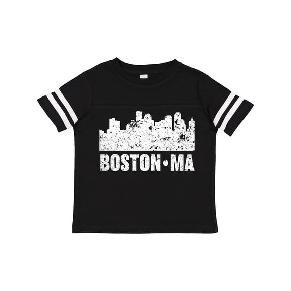 Inktastic Boston Massachusetts City Skyline with Grunge Boys or Girls Toddler T-Shirt