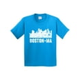 thumbnail image 1 of Inktastic Boston Massachusetts City Skyline with Grunge Youth T-Shirt, 1 of 5